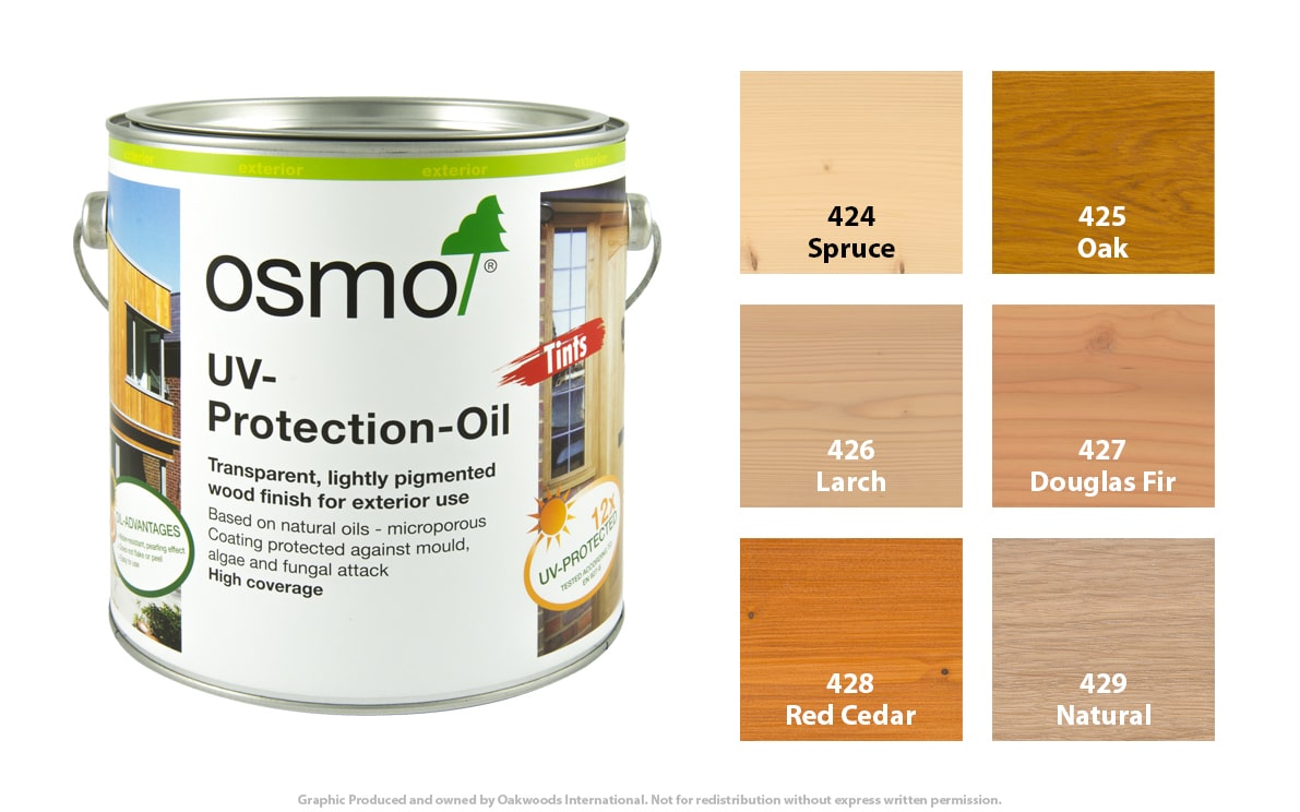 Osmo Uv Protection Oil Tints Oakwoods Finishes